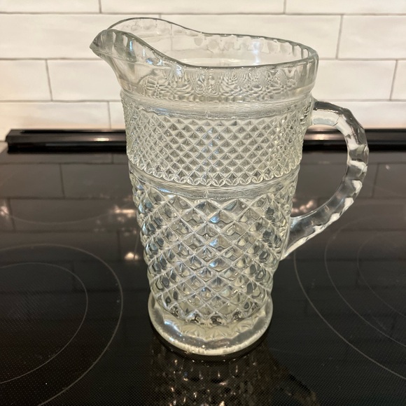Vintage Wexford  Clear Glass Pitcher - Picture 1 of 1